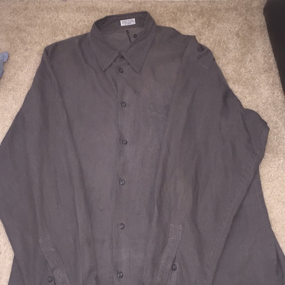 MENS BUTTON DOWN DRESS SHIRT